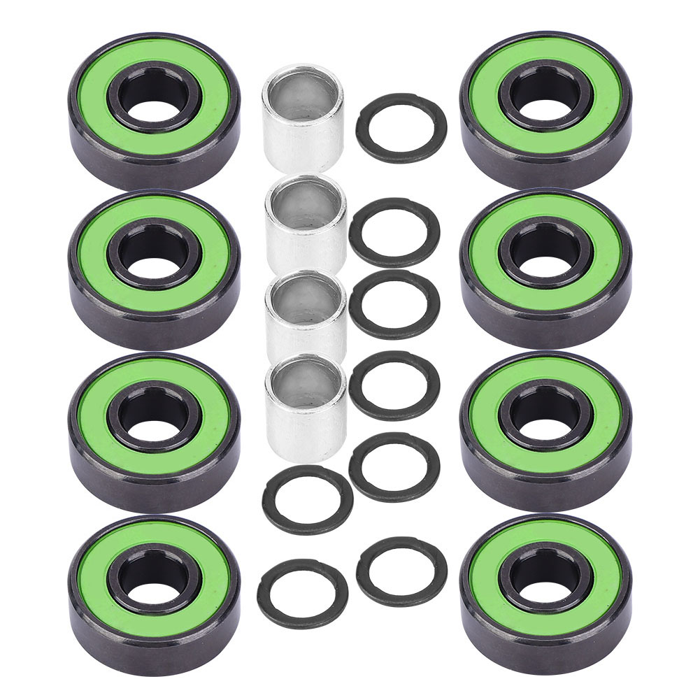 Kugellager Aus Chromstahl Für Skateboards, Hohe Geschwindigkeit Und Stabilität, Verlängerter Innenring Für Perfekte Ausrichtung, Ideal Für Longboards.