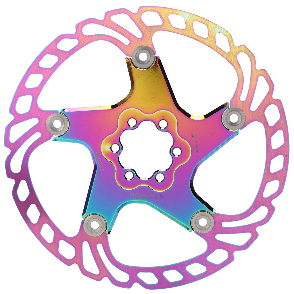 203-mm-bremsscheibe Mit 6-loch-befestigung Für Mountainbikes – Verzinntes Metall-mountainbike-zubehör
