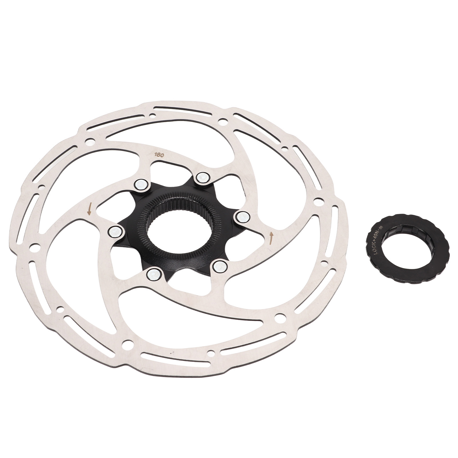 180-mm-stahl-centerlock-bremsscheibe Für Rennräder Und Mountainbikes Mit Bremsscheibenabdeckung
