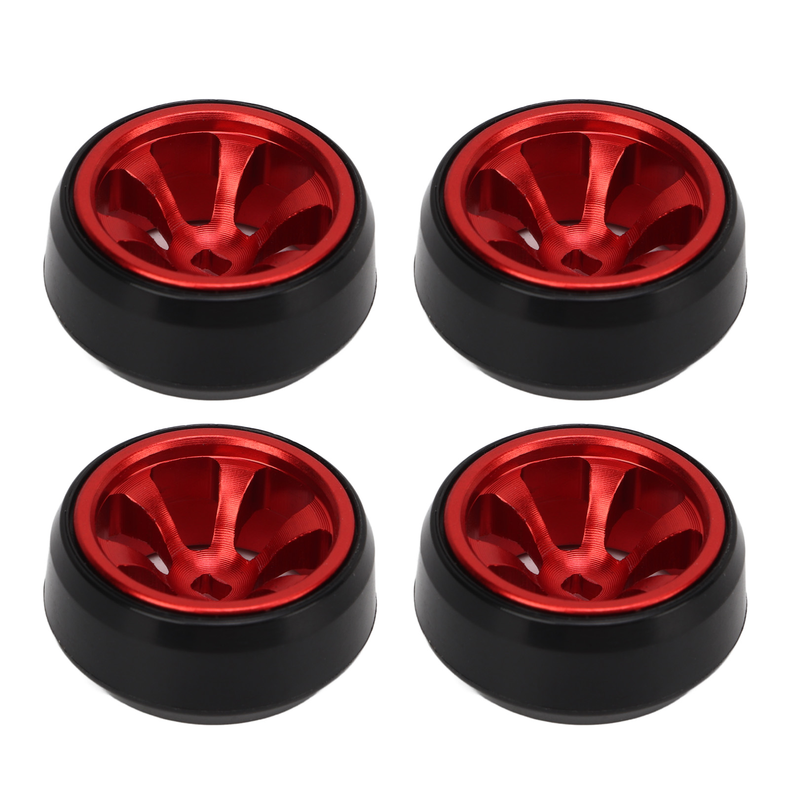Aluminiumlegierungsreifen Für Rc-drift-modelle, Ersatzteile Für Ferngesteuerte Autos Im Maßstab 1:28 Wltoys K989 – Rot