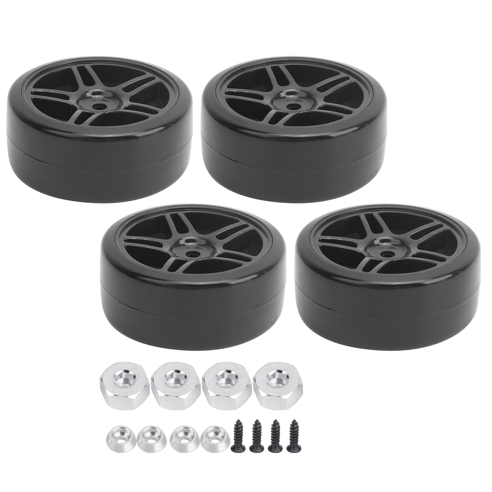 63 Mm Rutschfeste Gummireifen Für Wpl D12, 1/10 Rc-car, Tuning Und Driften.