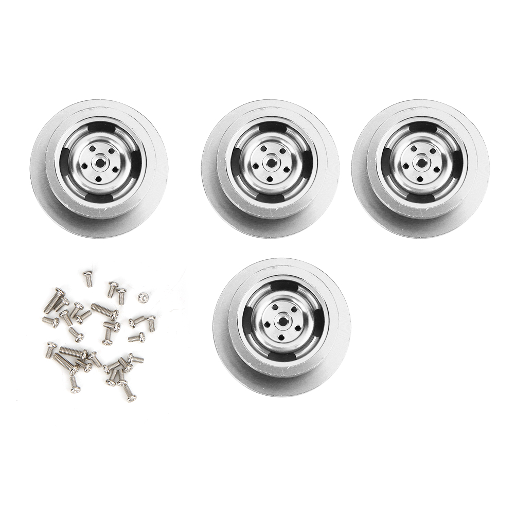 Rc-car-ersatzteilset, Metallfelgen Für Mn D90, Mn-99, Mn-91, Fj-45, Upgrade-zubehör (silber Mn-027s)