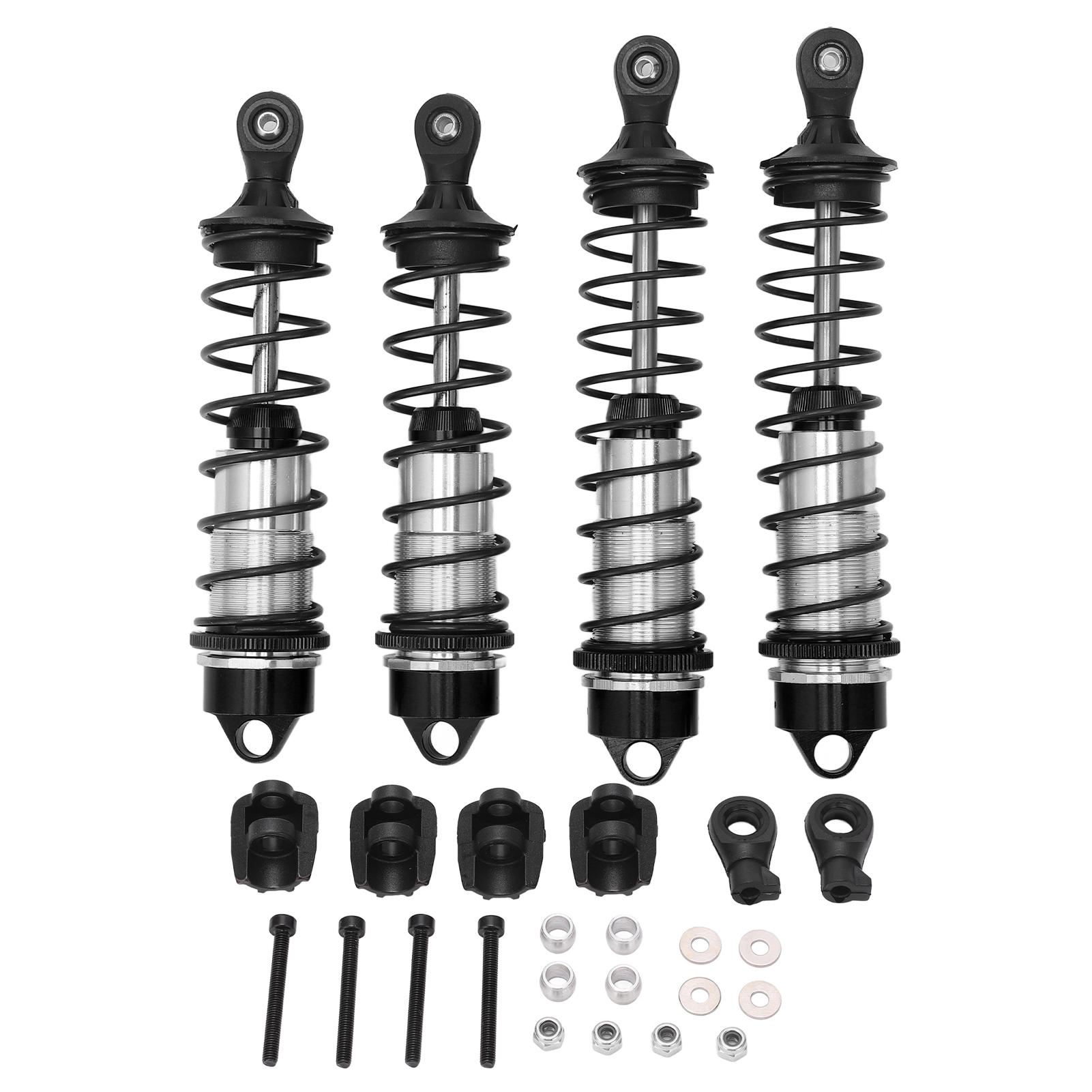 Hochfeste Stoßdämpfer Aus Aluminiumlegierung Für Vorder- Und Hinterachse, Passend Für Arrma Mojave 1/7 Und Kraton 1/8, Schwarz