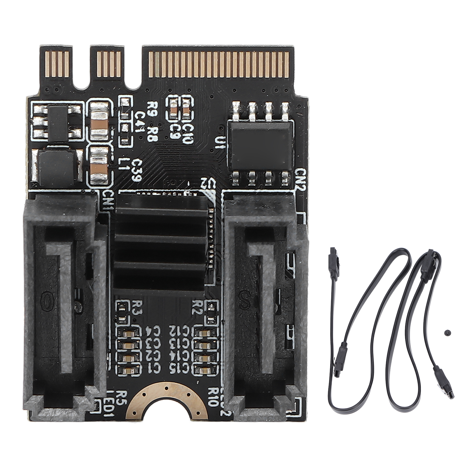 Pcie M.2 Zu Sata 6 Gbit/s Erweiterungskarte Mit Jmb582-chip, Kompatibel Mit Windows 7/10 Und Macos, Schnelle Datenübertragung