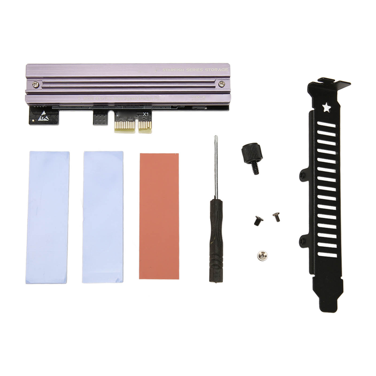 Pcie-erweiterungskarte Für M.2 Nvme Ssd, Kompatibel Mit 2230/2242/2260/2280, Unterstützt Geschwindigkeiten Bis Zu 750 Mb/s Und X1-, X4-, X8- Und X16-steckplätze.