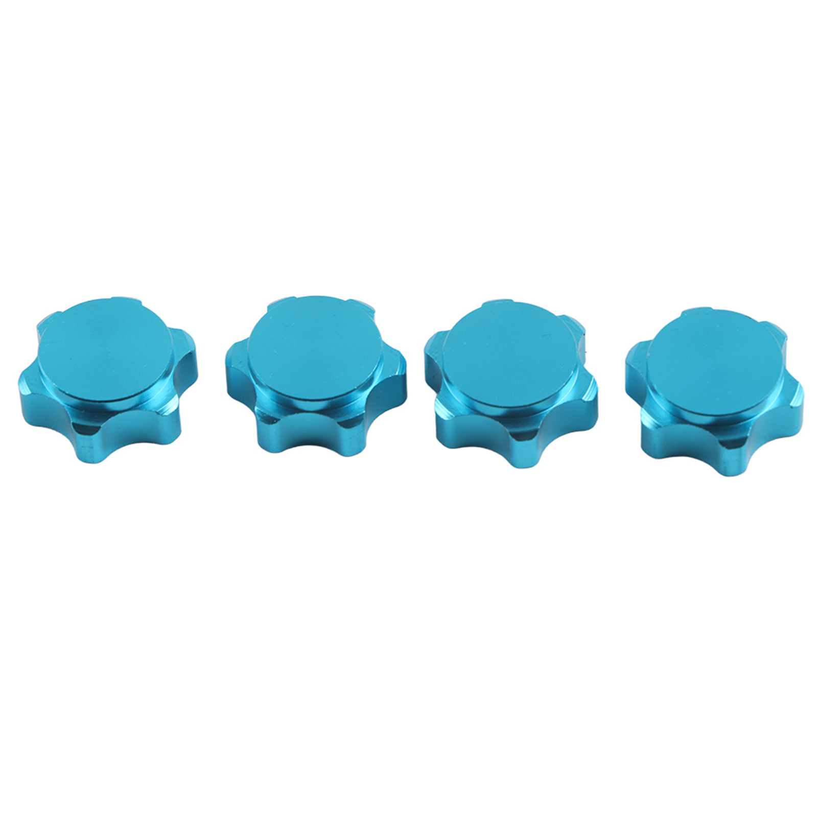 Stück 17 Mm Staubkappen Aus Aluminiumlegierung Für Radmuttern Hsp 94762 94886 1/8 Rc-car (blau)