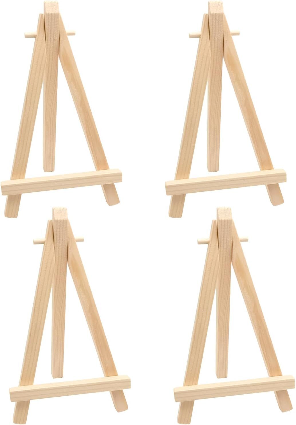 Miniatur-dreiecksstaffelei Aus Holz Für Künstler, Ideal Zum Ausstellen Von Leinwänden, Hochzeitsgemälden, Visitenkarten Und Gerahmten Fotos.