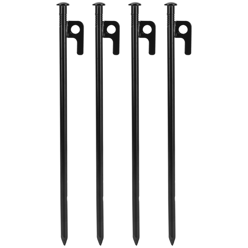 Stahl-zeltnägel Für Camping, Strand Und Reisen (30 Cm) – 4er-set