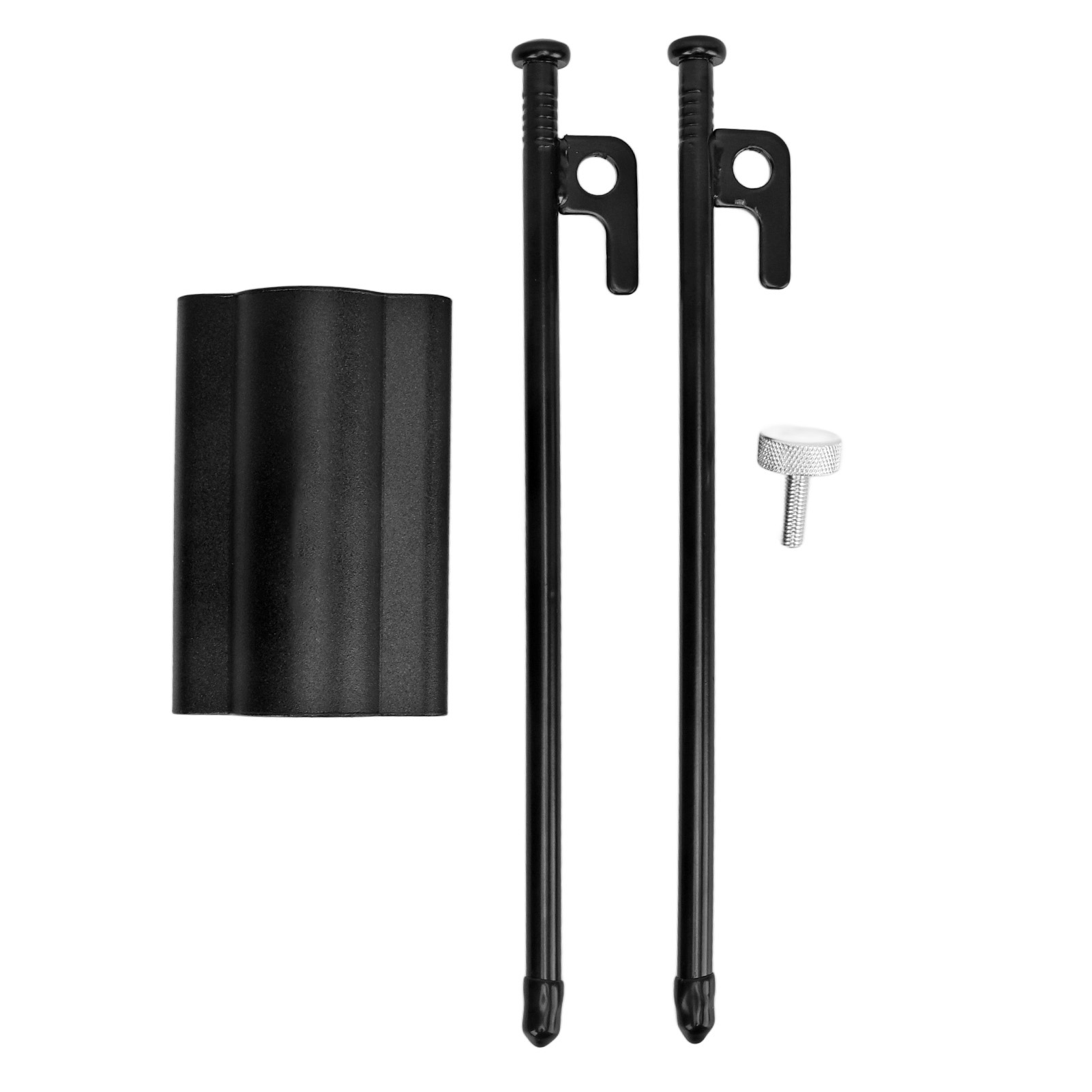 Camping-stangenhalterung Aus Aluminiumlegierung Mit Verstellbarer Mutter Für Outdoor-zelte Und Markisen