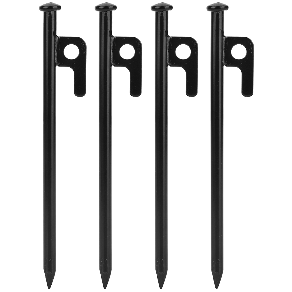 Stahl-zeltnägel Für Camping, Strand Und Reisen (20 Cm) – 4er-pack