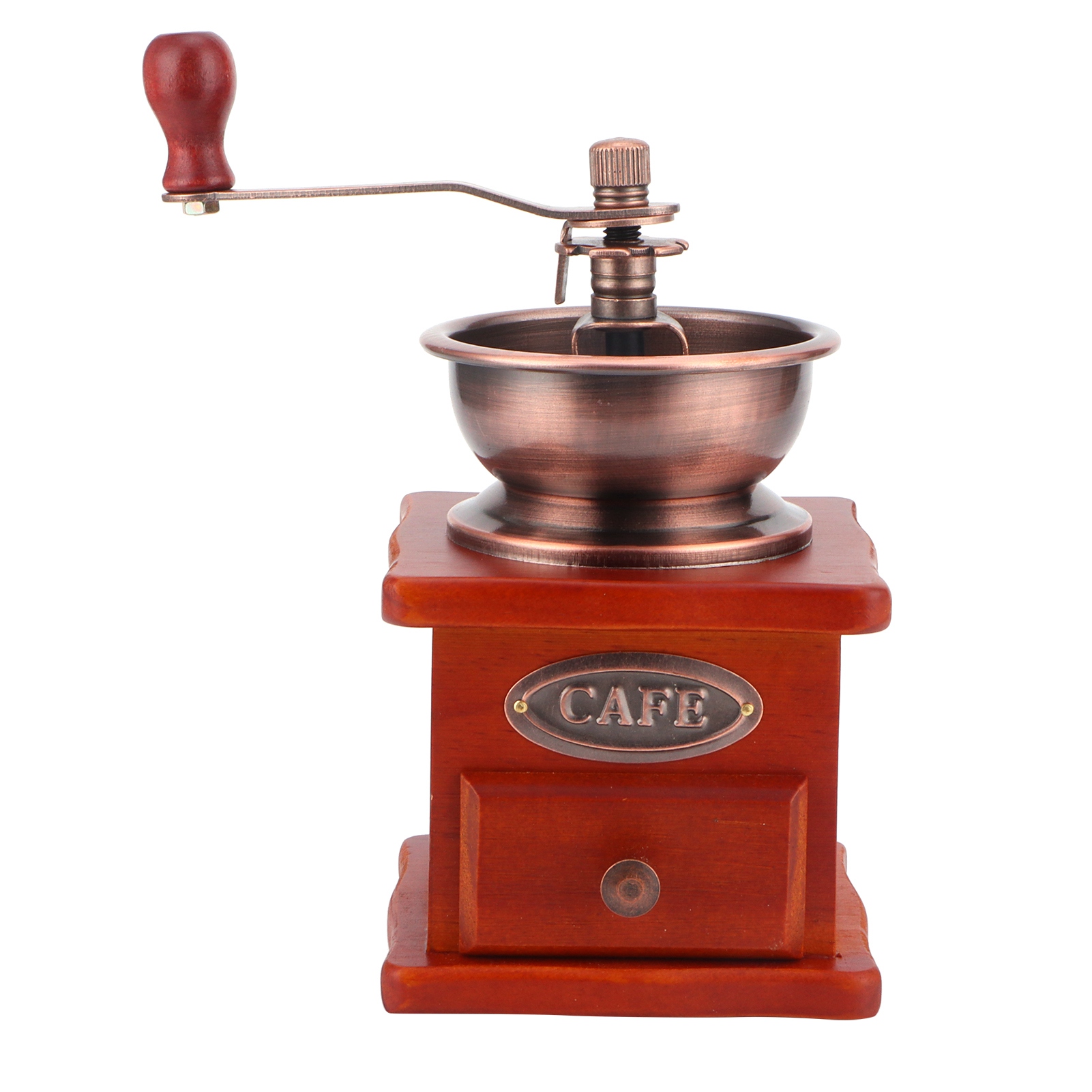 Vintage Manuelle Kaffeemühle Mit Kurbel Zum Mahlen Von Bohnen Zu Hause