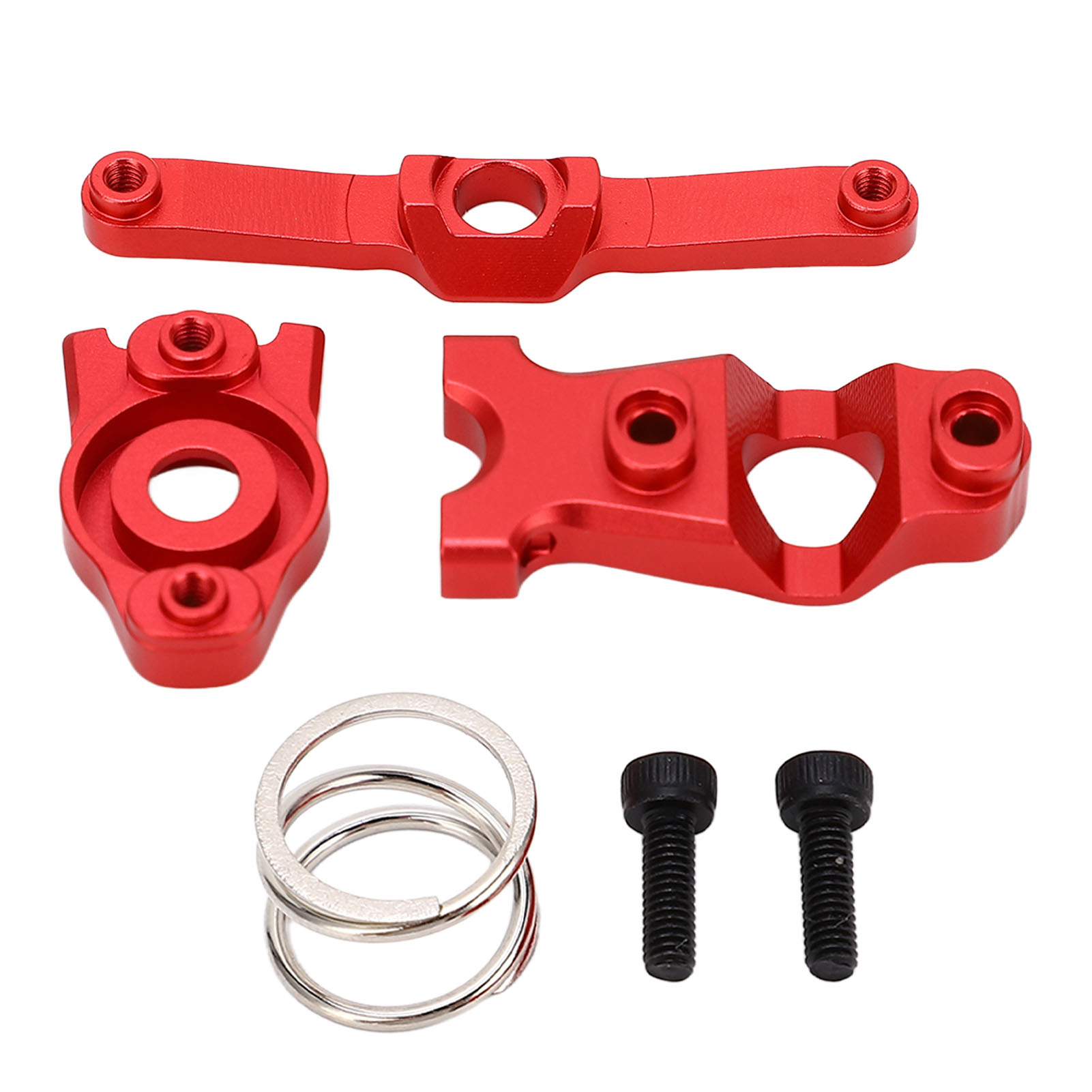 Lenkbaugruppe Aus Aluminiumlegierung Für Traxxas E Revo Vxl Summit 1/16, Ersatzteile Und Upgrade, Rote Farbe.