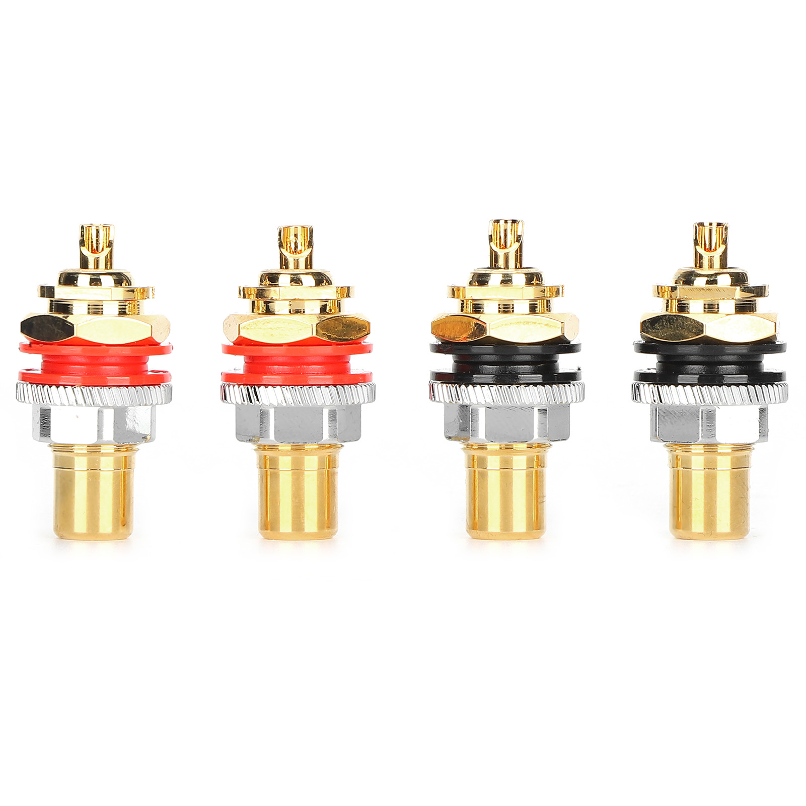 Monosaudio C401g Rca-buchse Aus Reinem Kupfer Mit 24-karat-goldbeschichtung