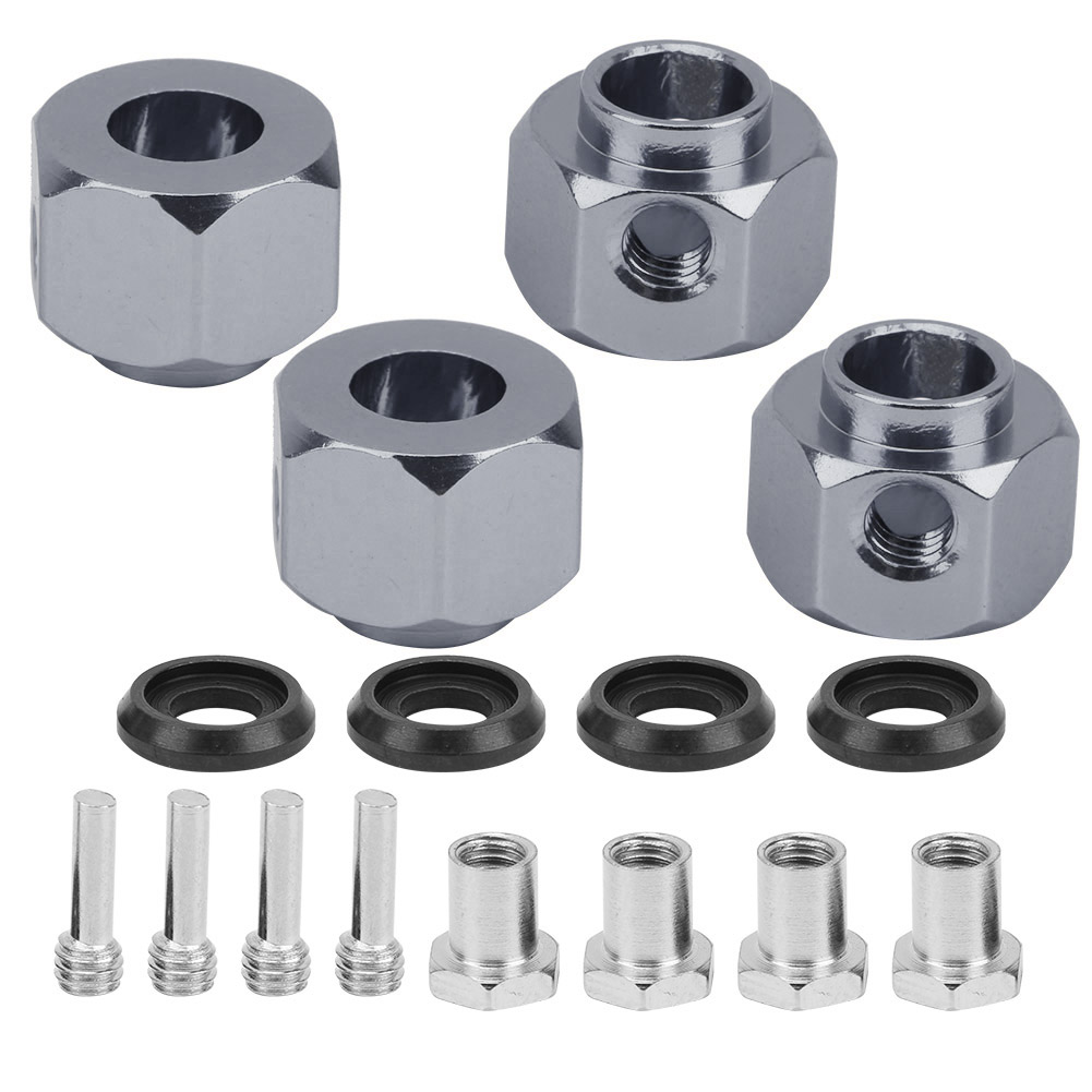 9-mm-sechskant-radnabenverbreiterungsverbinder Aus Aluminiumlegierung Für Traxxas Trx4 Trx6 1/10 Rc, Titanfarben