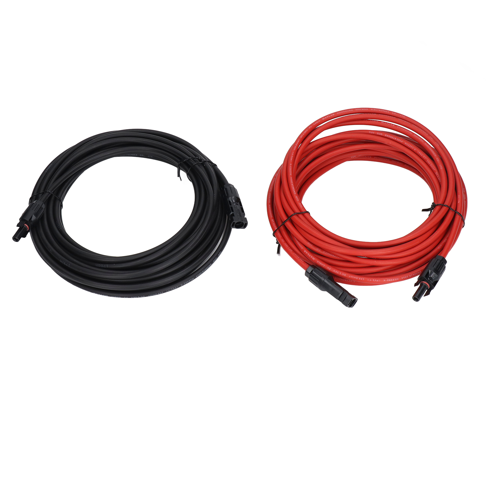 10awg 6mm² 10m Rotes Und Schwarzes Solarverlängerungskabel Für 1000v Dc Solarmodule