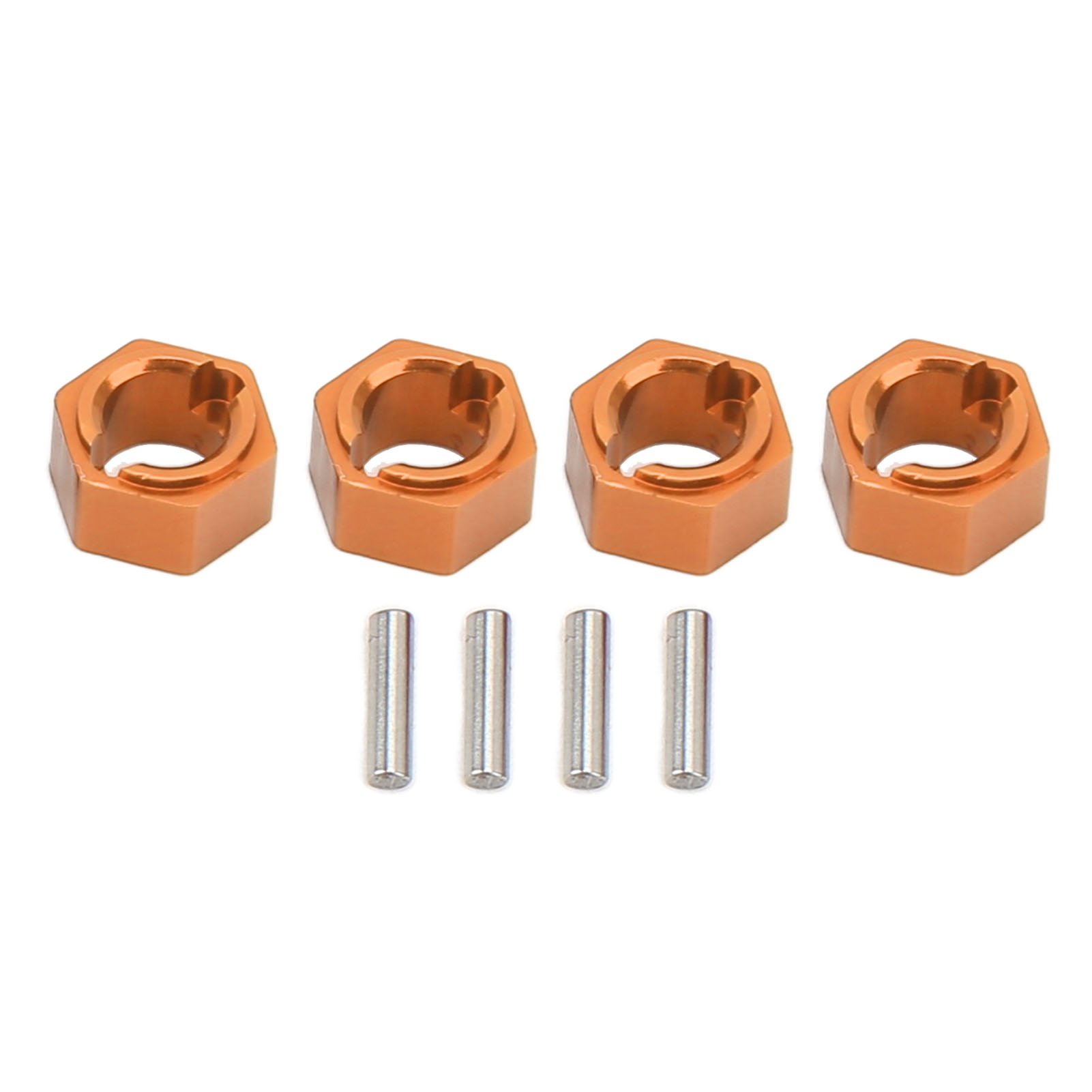 7-mm-sechskant-radadapter Aus Aluminiumlegierung Für 1/24 Rc-cars Fms Fcx24, Goldfarben, Professionell