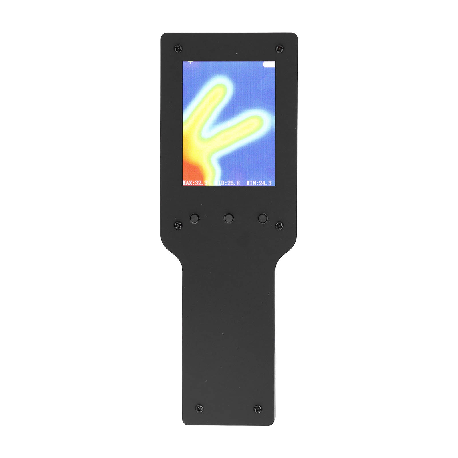 Tragbare Infrarot-wärmebildkamera Mit 2,4-zoll-lcd-digitalkamera Mlx90640ir Und Optischem Thermometer