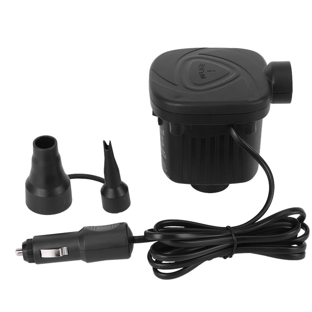 Tragbare Elektrische 12v-luftpumpe Für Schlauchboote, Luftmatratzen Und Schwimmbecken, Auch Als Auto-aufblaswerkzeug Geeignet.