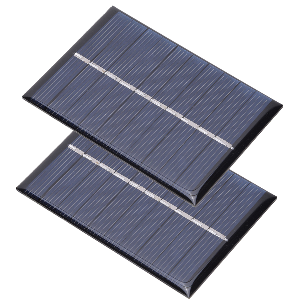 Stück 0,6 W 5 V Polykristallines Solarpanel Zum Laden Kleiner Elektronischer Geräte 80 X 55 Mm