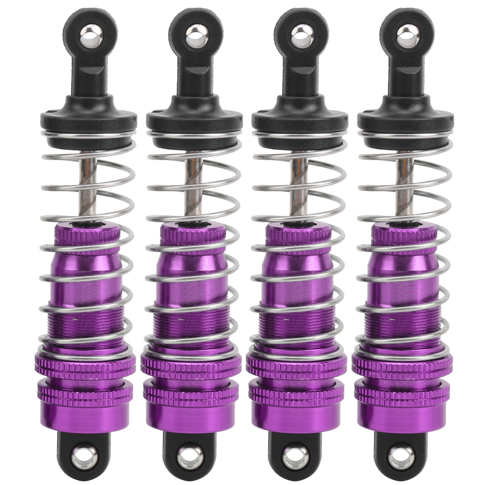 4-teiliges Stoßdämpfer-aufhängungsset, Kompatibel Mit Wltoys 144001 1/14 Rc-car, Lila