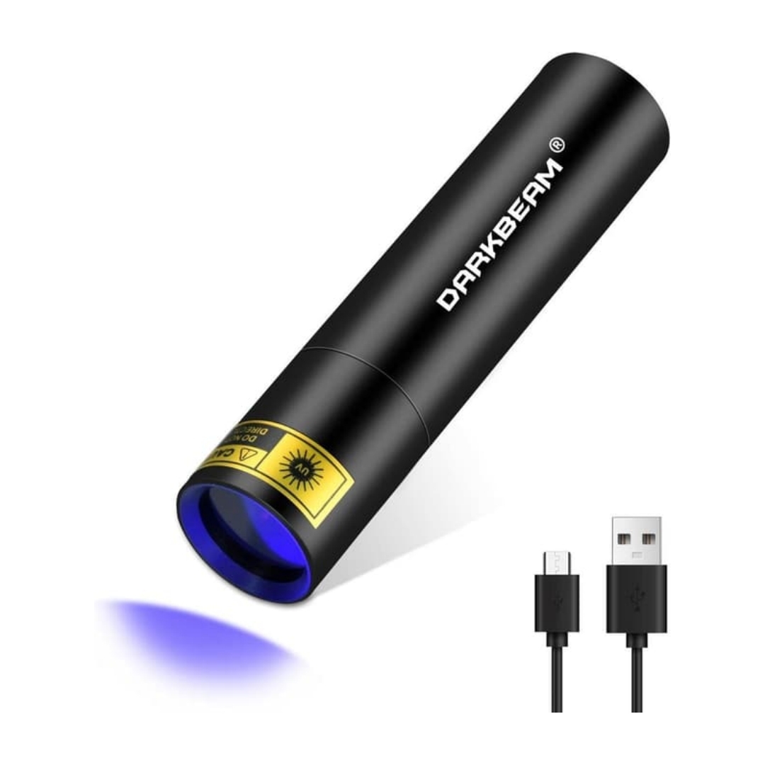 Tragbare 365-nm-uv-taschenlampe, Haustierurin-detektor Mit Usb-c-ladefunktion, Kompakte Und Leistungsstarke Schwarzlichtlampe