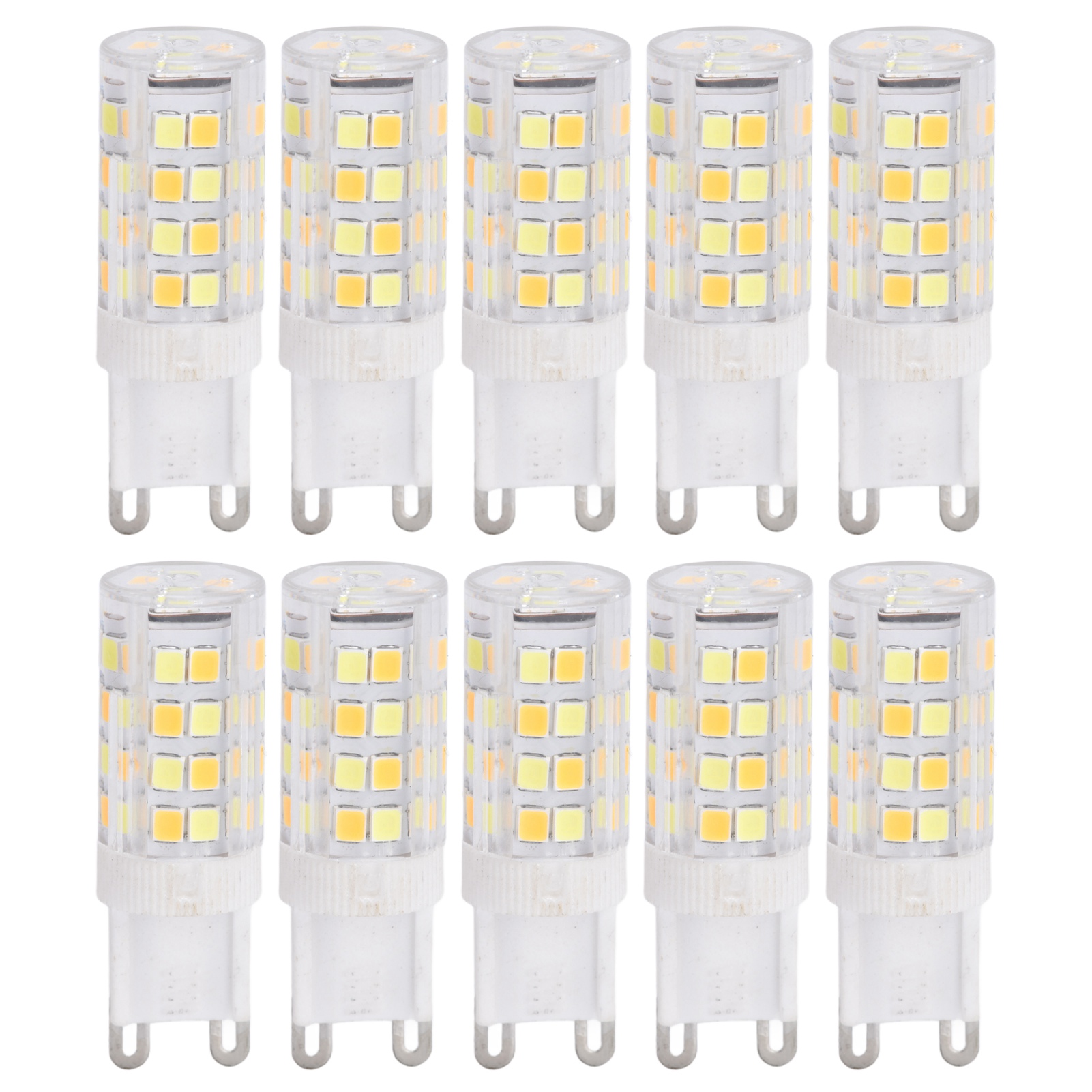 10 Dimmbare G9-keramiklampen, 5 W, 220 V, Für Kronleuchter, Ersetzen 52 Halogen-leds