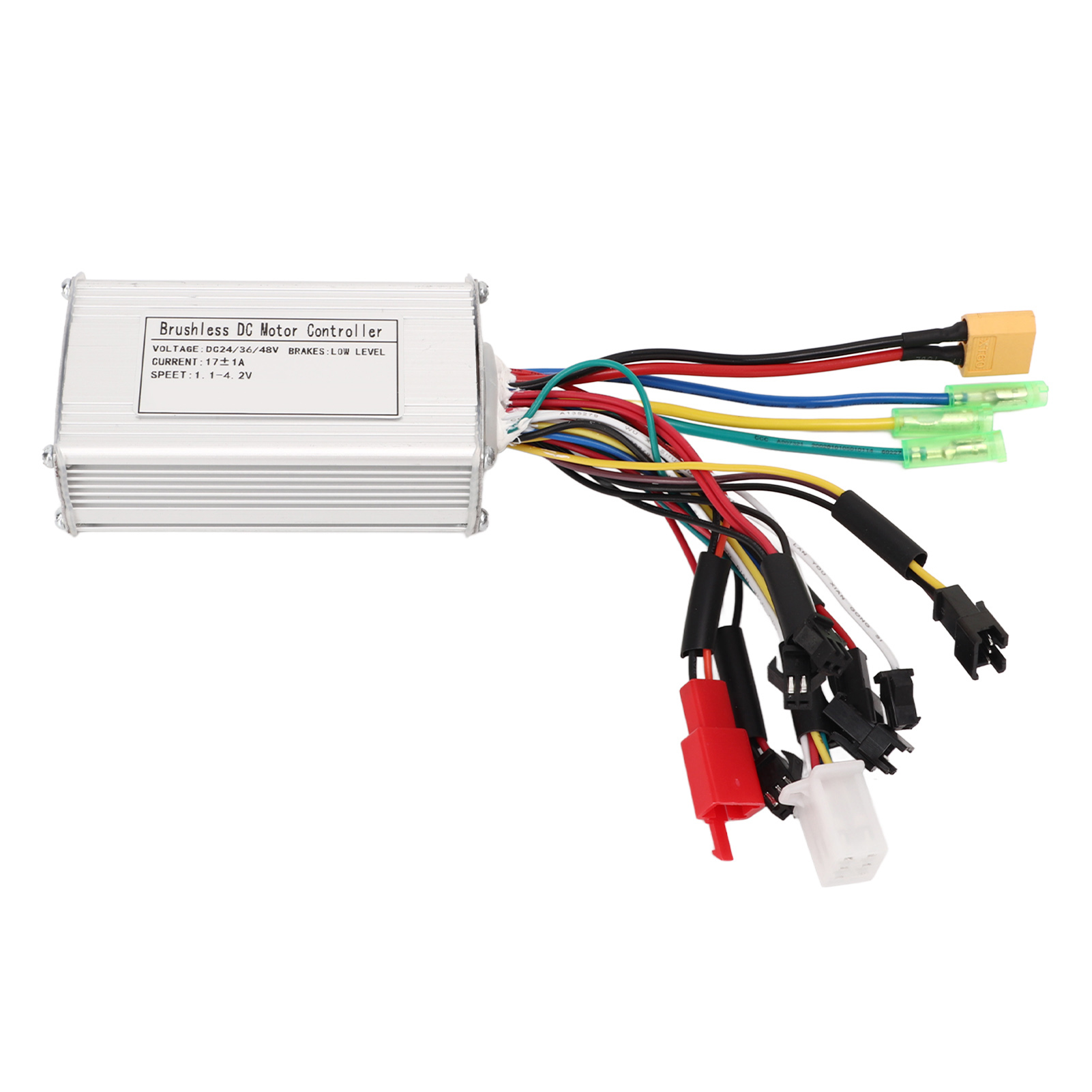 Bürstenloser Motorcontroller Mit 3 Modi Für 24v, 36v, 48v, 17a E-bikes (sinuswelle)