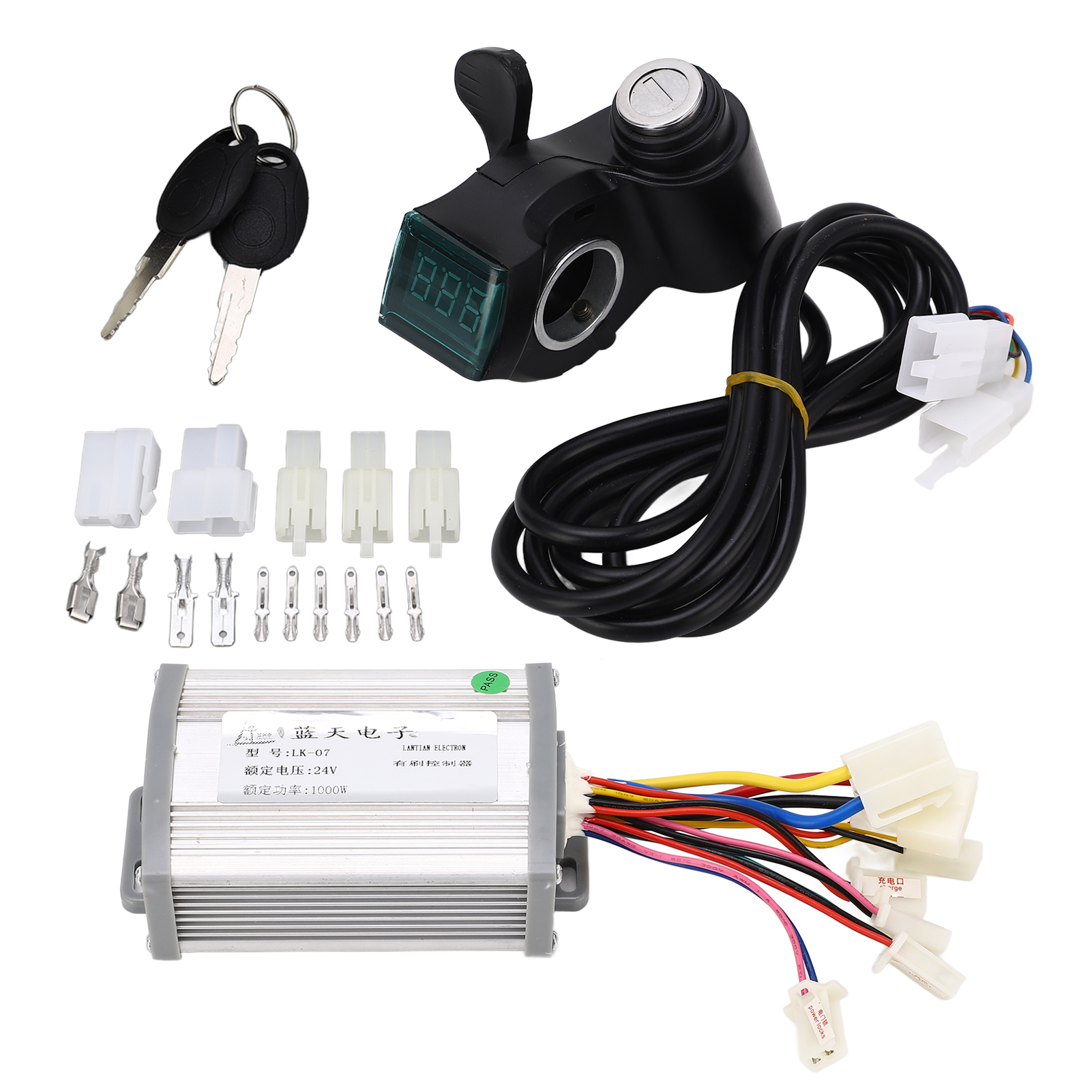 24v 1000w Motorsteuerungs-kit Mit Gashebel Für Elektrofahrräder Und -roller