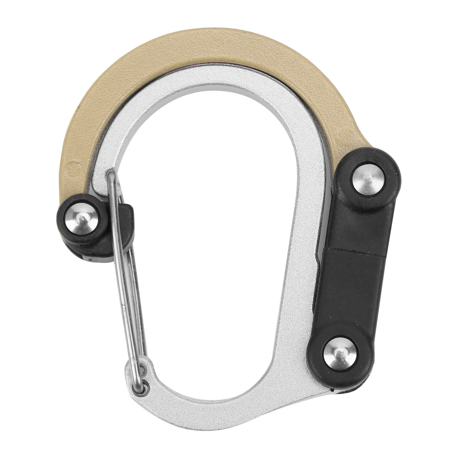 Leichter Karabiner Aus Aluminiumlegierung Für Gepäck, Reisetaschen Und Accessoires – Khaki
