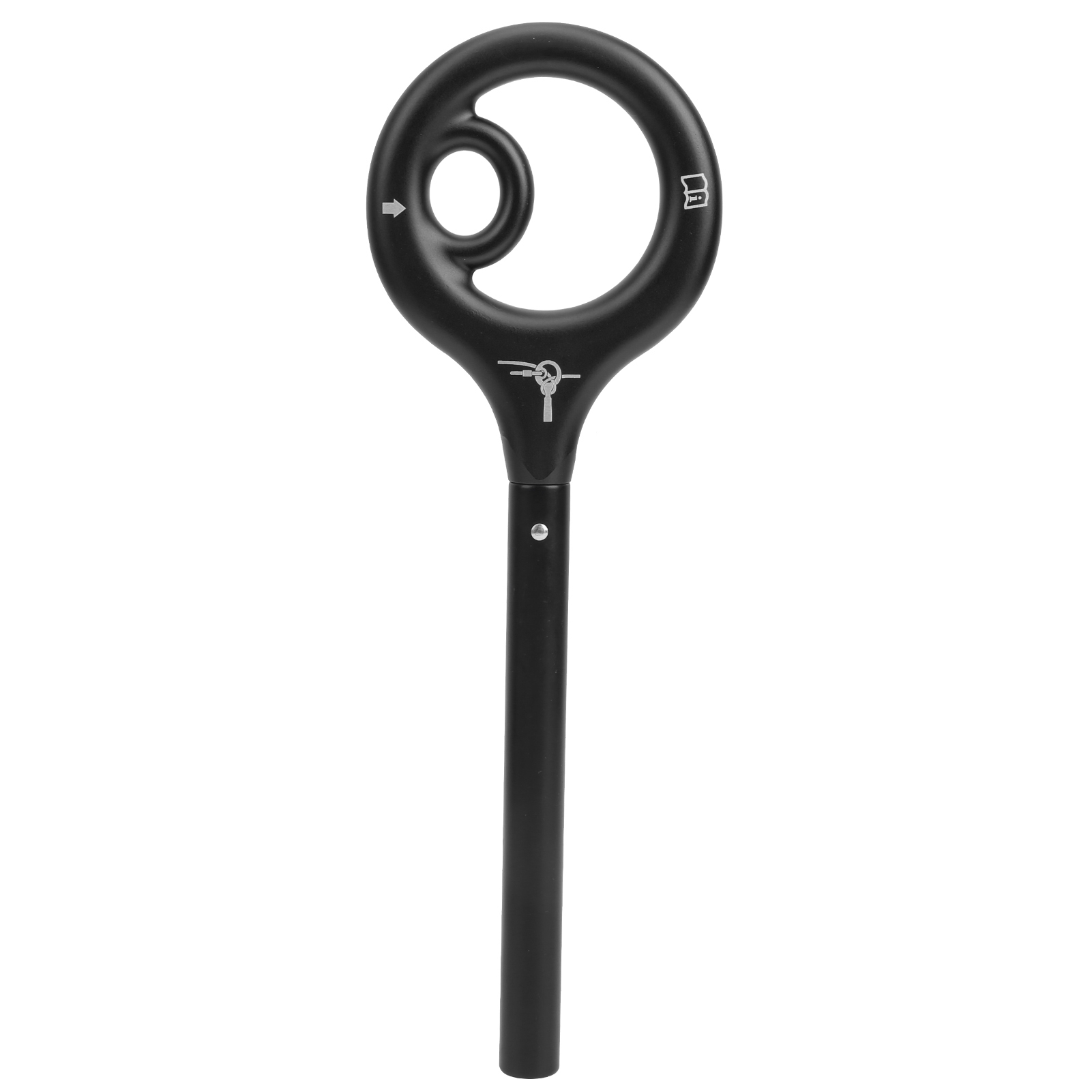 Abseilgerät Aus Aluminiumlegierung – Schwarze Kletterausrüstung