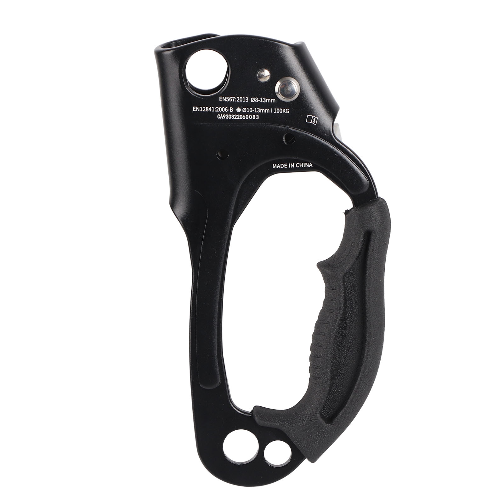 Kletter- Und Abseilausrüstung Für Linkshänder, 8-13 Mm Seilklemme, Ideal Für Outdoor- Und Bergaktivitäten.