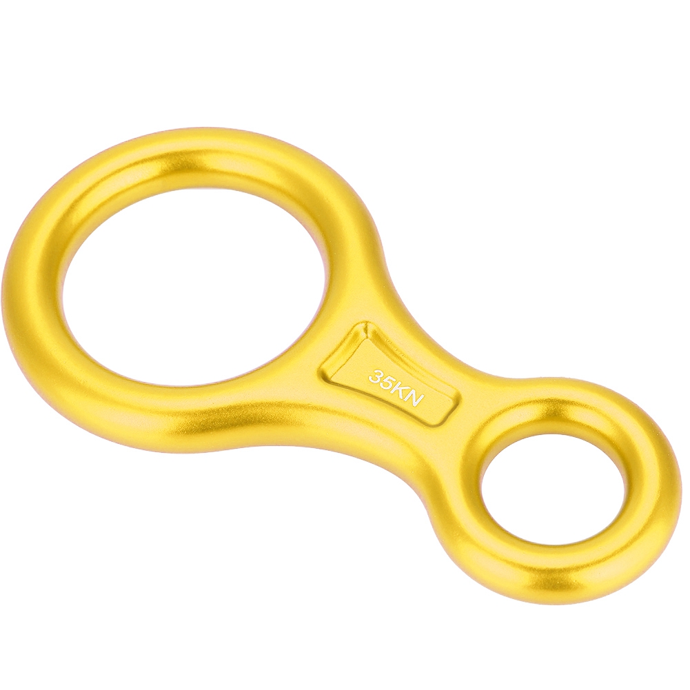 Achterabseilgerät Mit 35 Kn Abseilring, Kletter- Und Rettungsausrüstung (gold)
