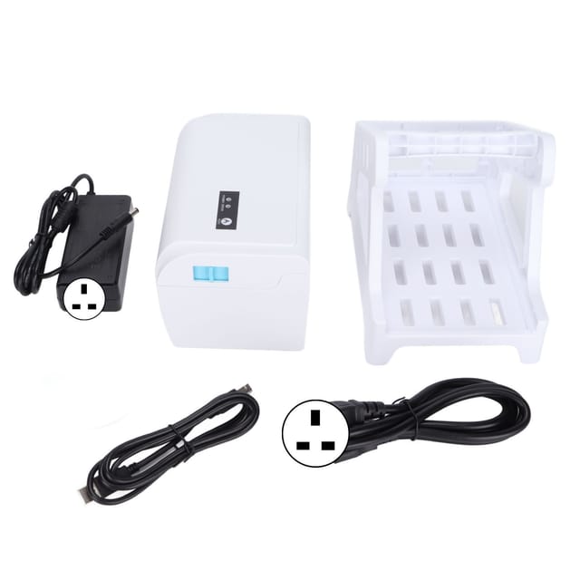 Hochgeschwindigkeits-thermodrucker – Kontinuierlicher Druck, Kompakt Und Vielseitig – 100–240 V Mit Uk-stecker