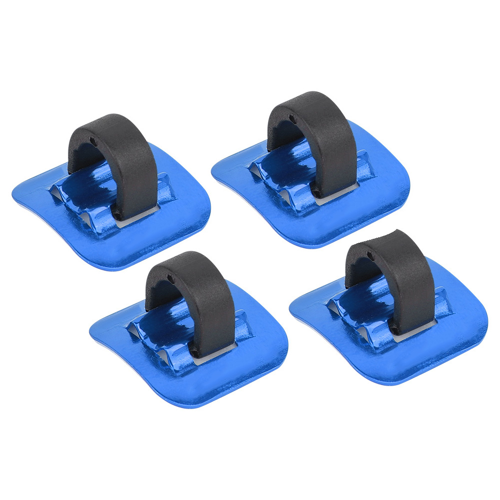 Cansucc 4 Fahrradbremszugführungen Mit Adapter Und Rahmenschlaufe (blau)