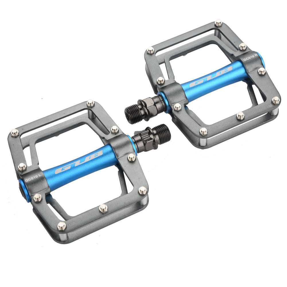 Paar Gub-flachpedale Aus Aluminiumlegierung Für Mountainbikes (titanblaue Farbe)