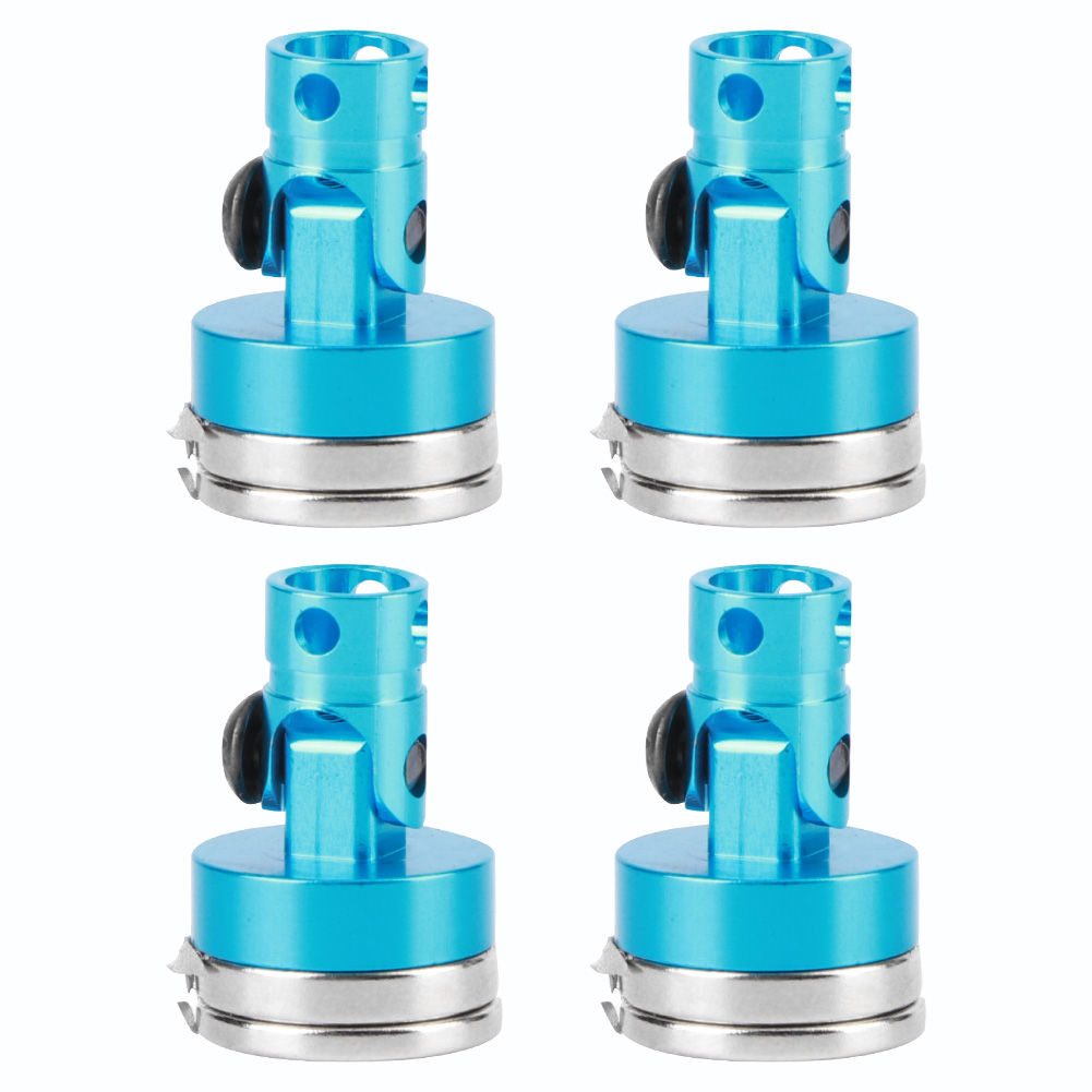 4-teiliges Set Leistungsstarker Magnetischer Stützsäulen Für Axial Scx10 1/10 Rc-car-chassis – Blau