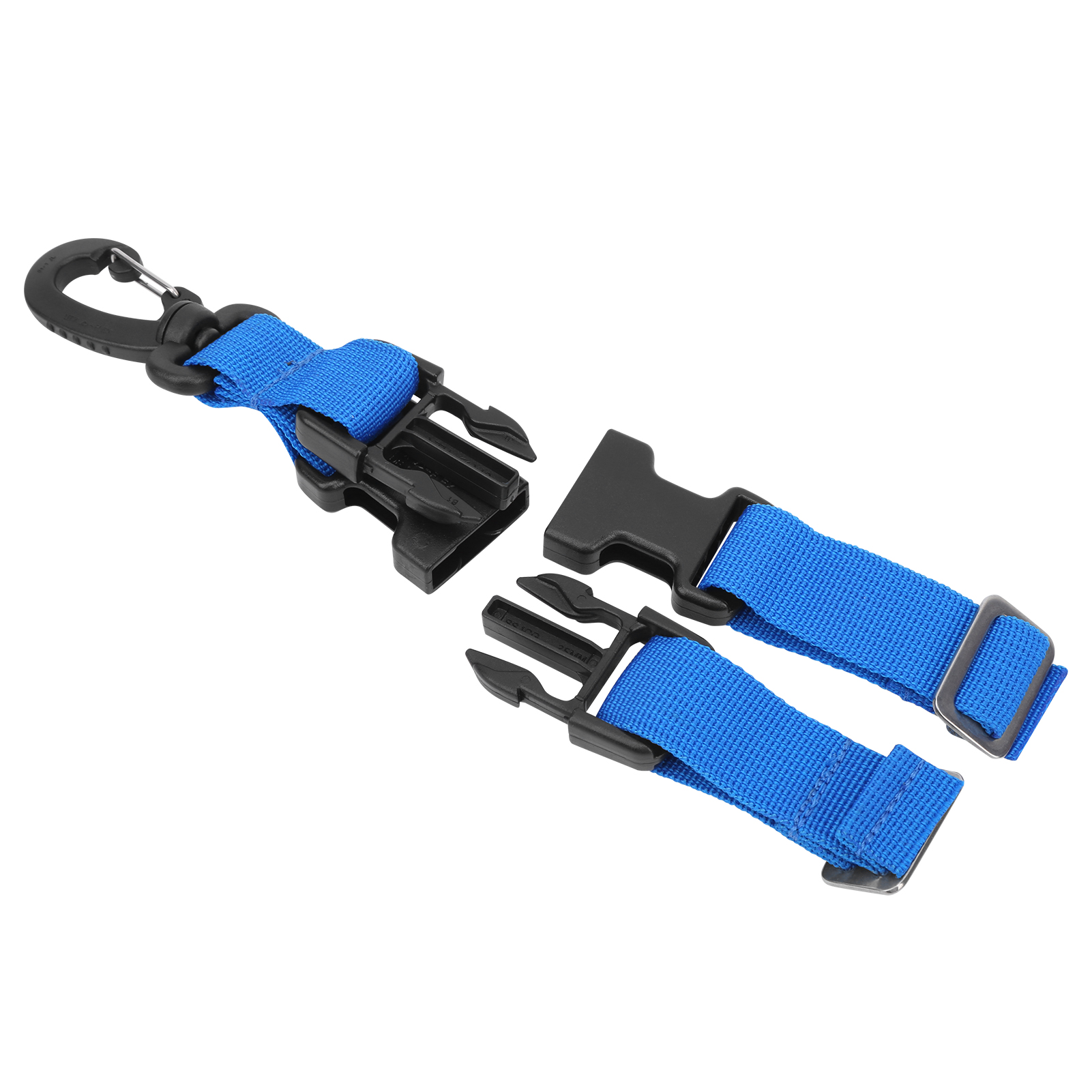 Blaues Flossenband, Schnellverschluss, Aufbewahrungszubehör Für Tauchausrüstung.