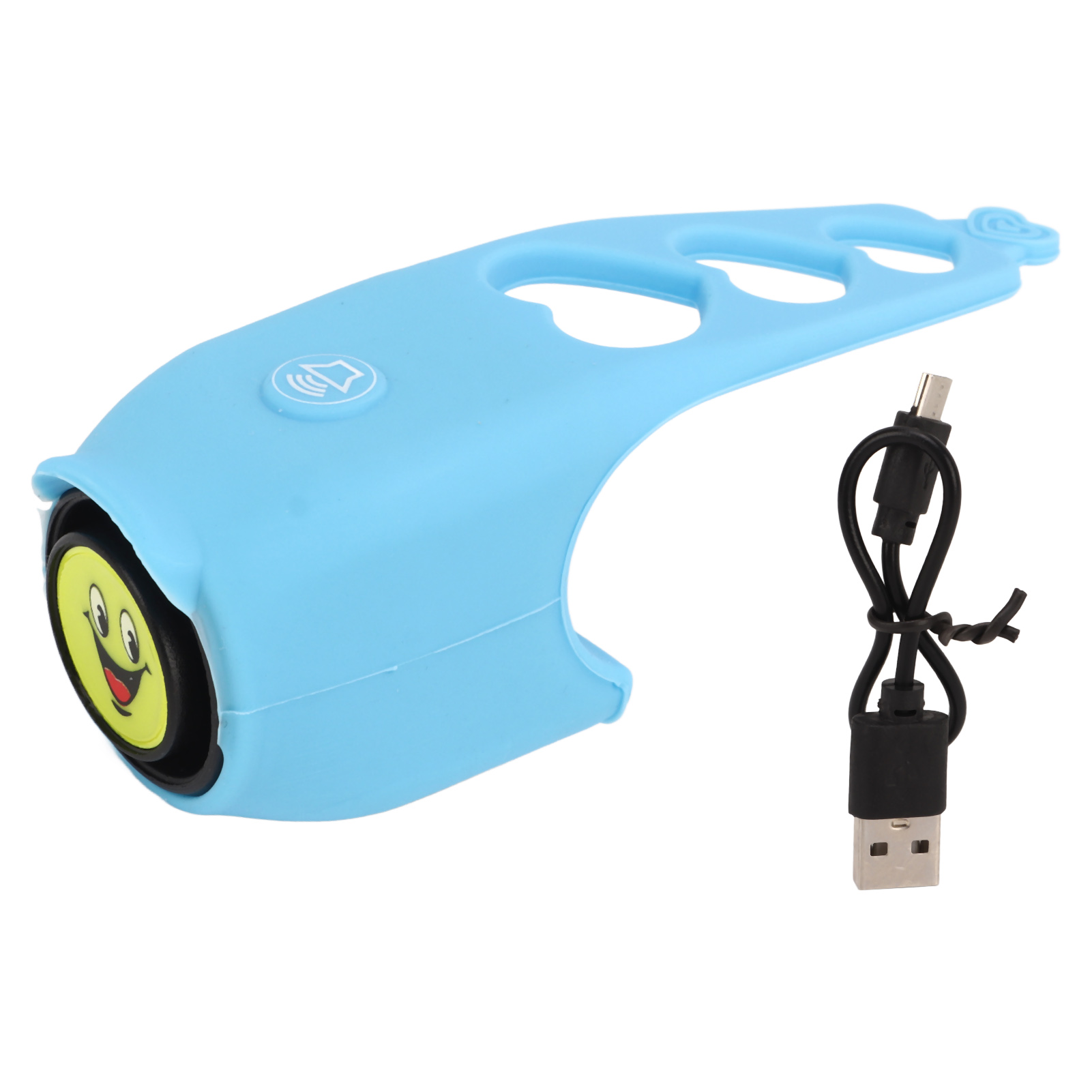 Wasserdichte Elektrische Fahrradklingel, Silikon-fahrradzubehör Für Mountainbikes Und Rennräder, Himmelblau