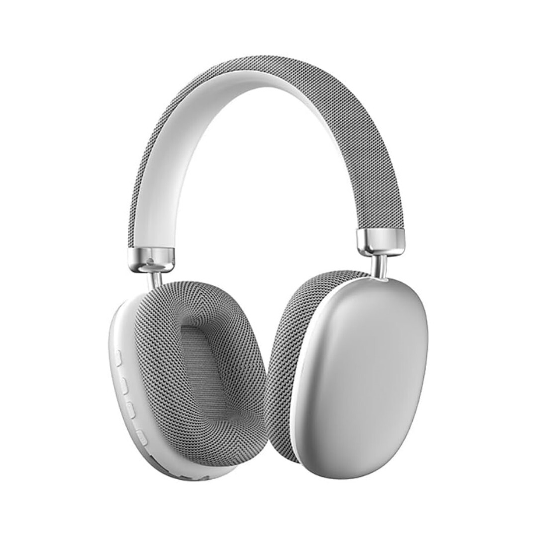 P958 Over-ear Bluetooth-kopfhörer, Typ-c-ladeanschluss, 12 Stunden Akkulaufzeit, Stereo-bass-sound, Farben Schwarz/pink/blau (grau)