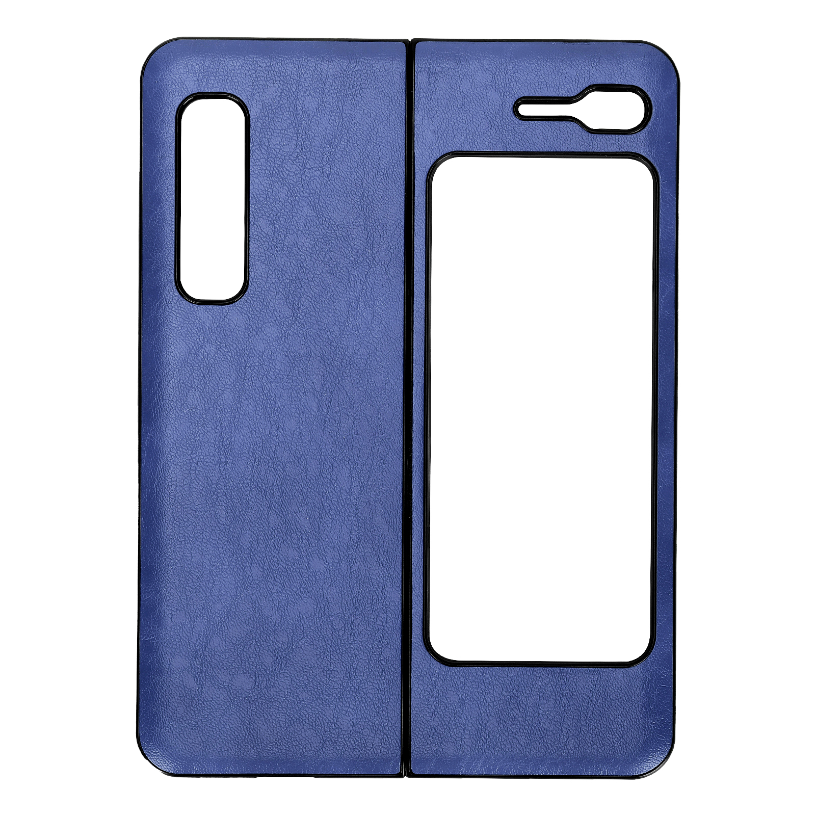 Lederhülle Für Samsung Galaxy Z Fold 1 W20 - Stoßfeste Und Kratzfeste Schutzhülle (blau)