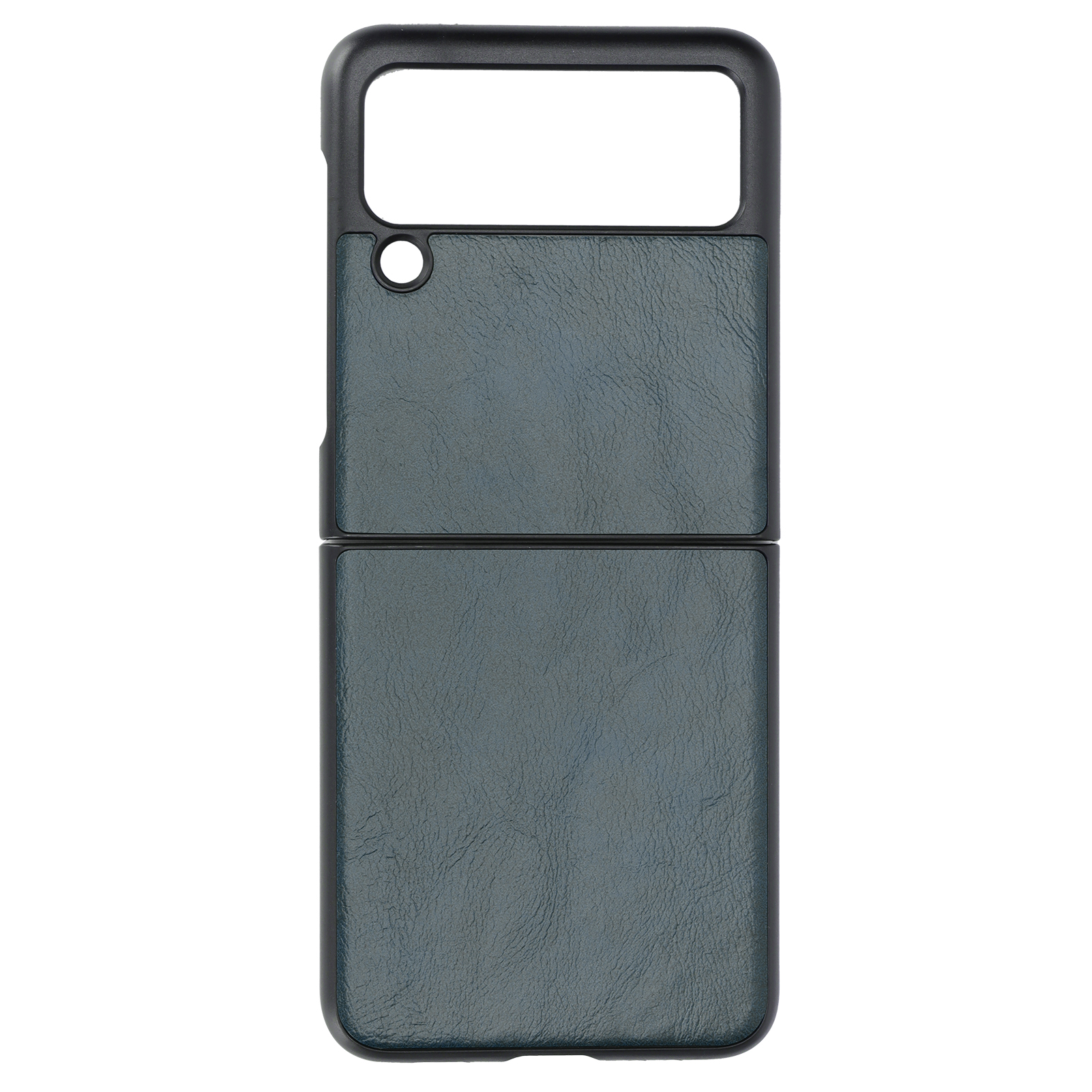 Faltbare Schutzhülle Aus Kunstleder Für Samsung Galaxy Z Flip 3 – Blau
