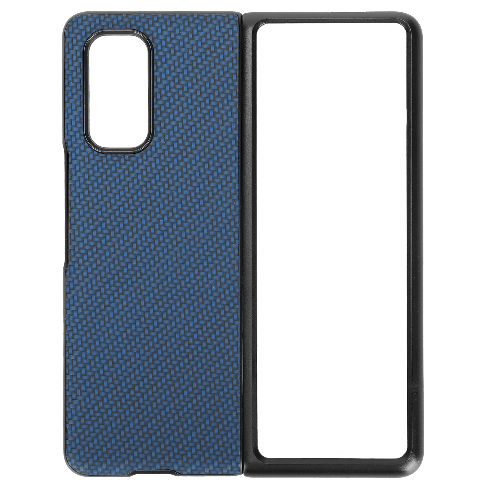 Schutzhülle Aus Strukturierter Kohlefaser Für Xiaomi Mix Fold – Abs-schutz – Blau