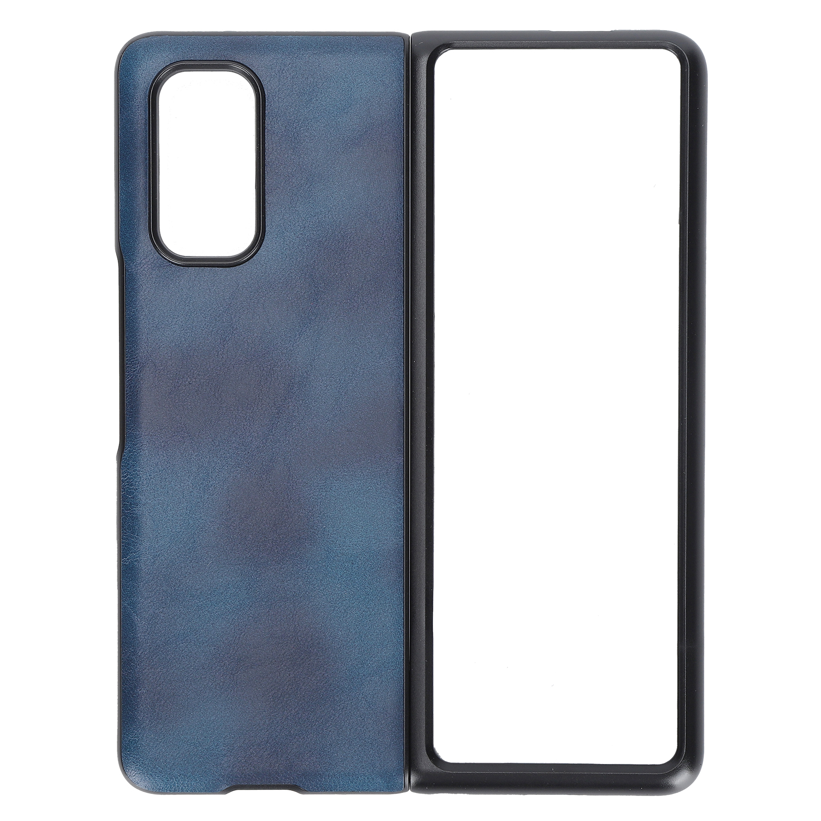 Stoßfeste Lederhülle Für Xiaomi Mix Fold, Blaue Kratzfeste Schutzhülle