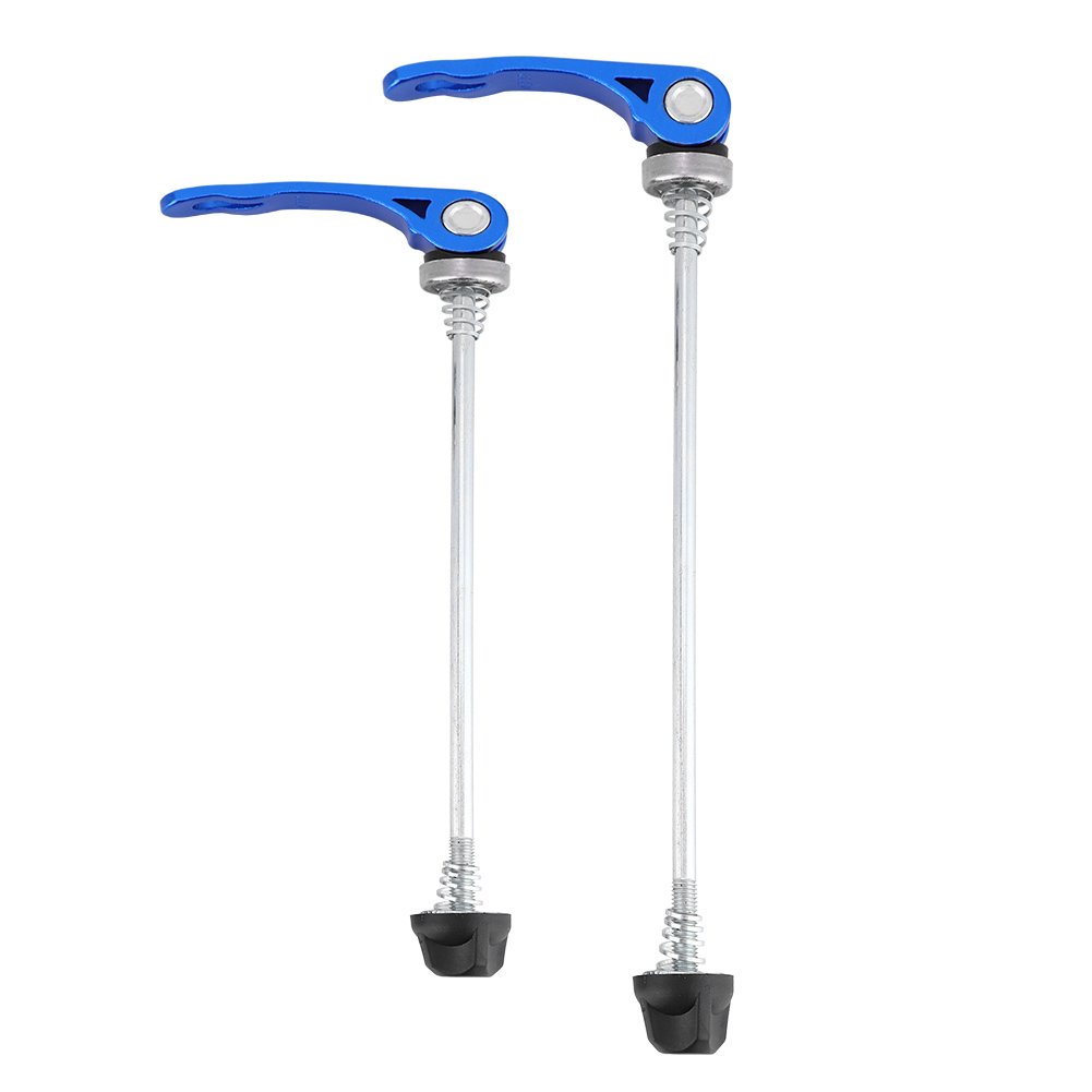 Paar Schnellspannachsen Für Mountainbikes Und Rennräder, Vorder-/hinterachsenset (blau)