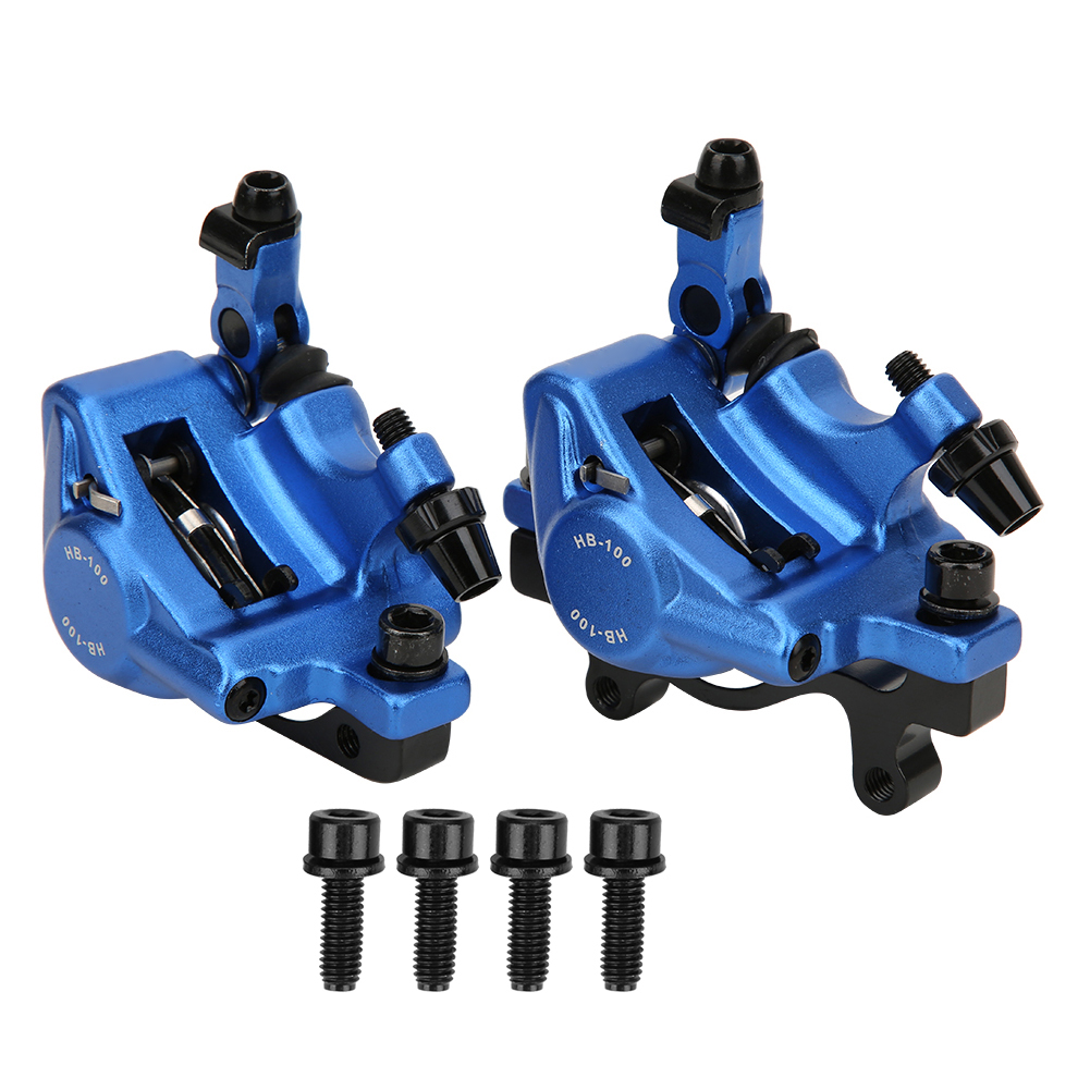 Hb-100 Hydraulisches Scheibenbremsenset Aus Aluminiumlegierung Für Mountainbikes Und Rennräder, Blau