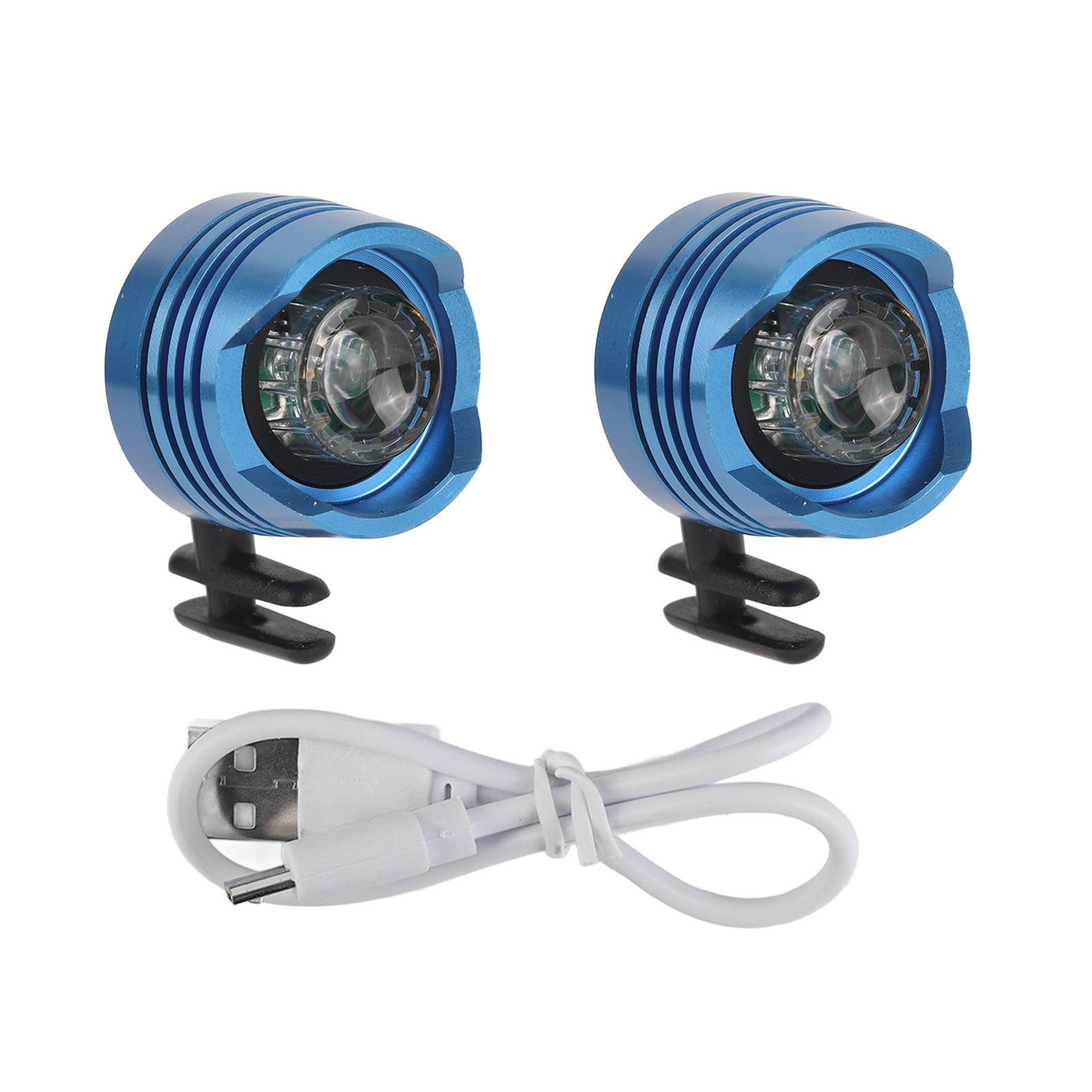 2-teiliges Led-leuchtschuh-set Zum Spazierengehen, Laufen Und Campen – Originelles Geschenk – Fluoreszierendes Nachtblau