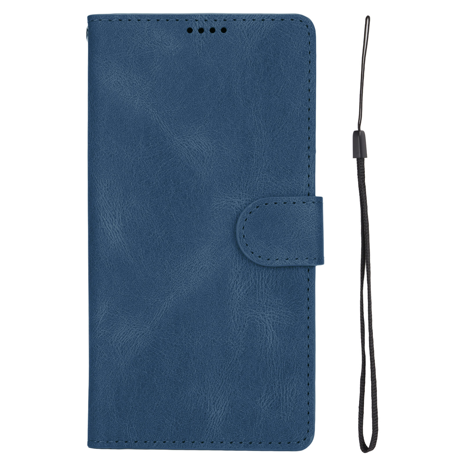 Klassische Magnetische Flip-hülle Aus Pu-leder Für Iphone 13 – Blauer Kartenhalter