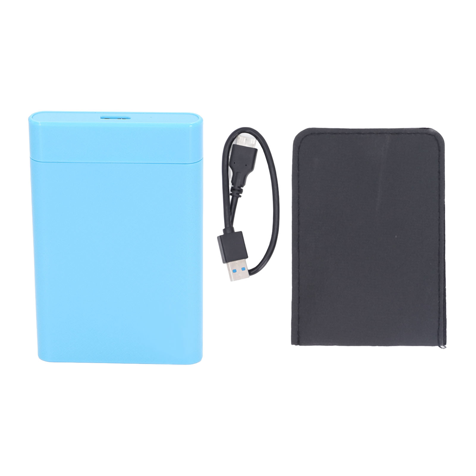 2,5-zoll-usb-3.0-festplatte Mit 2 Tb Speicherkapazität, Tragbar, Blau – Hohe Geschwindigkeit (5 Gbit/s), Plug & Play, Für Pc, Laptop Und Unterwegs