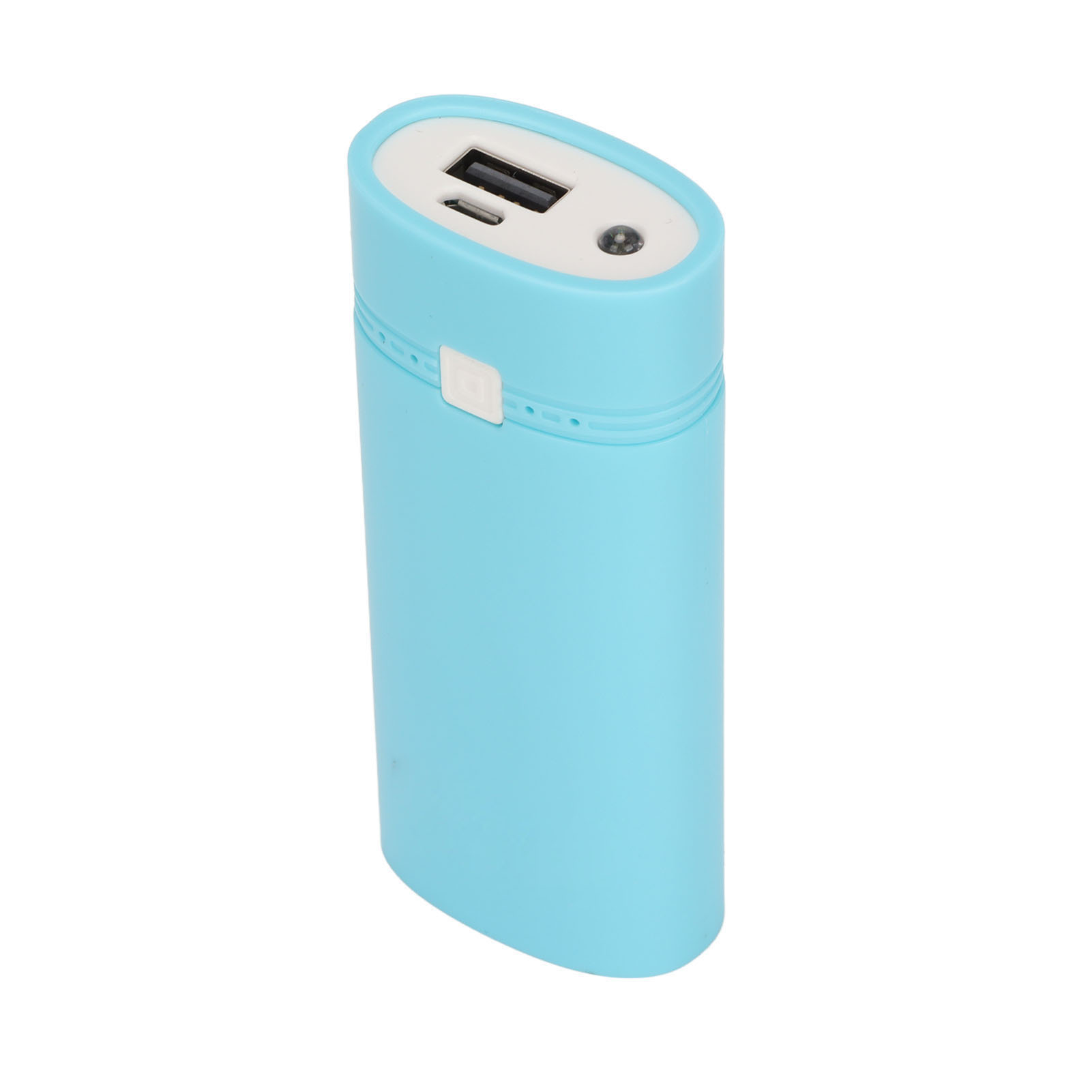 Universelles Diy-powerbank-gehäuse Mit 2x18650-ladegeräten Für Smartphones – Blau