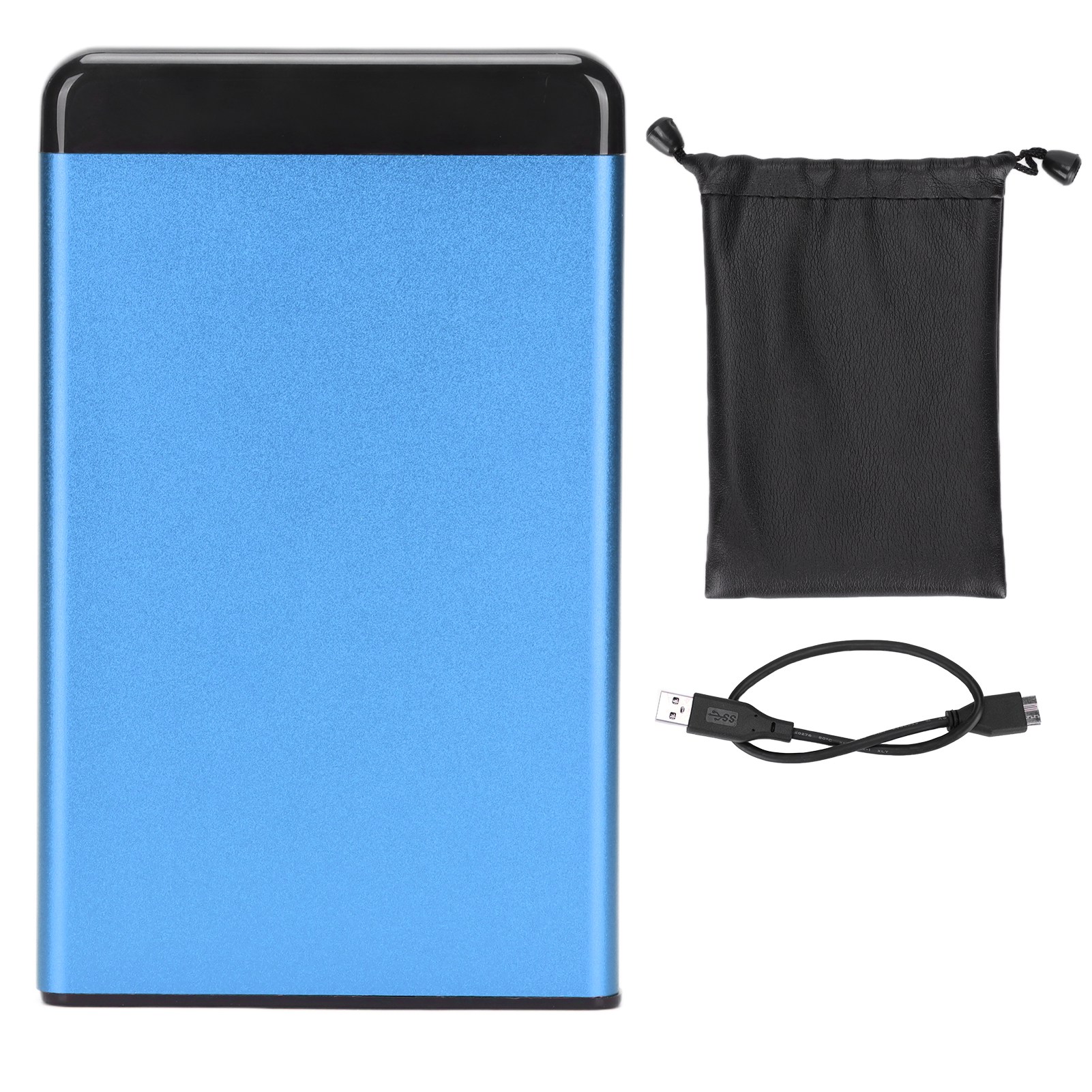 Tragbare Externe 2,5-zoll-usb-3.0-festplatte In Blauem Aluminiumgehäuse, 40 Gb